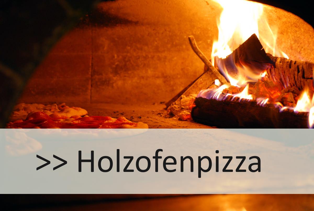 Holzofenpizza vom Restaurant Pizzeria Traube, Hirschthal im Kanton Aargau